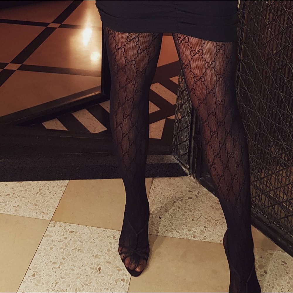 black GUCCI tights